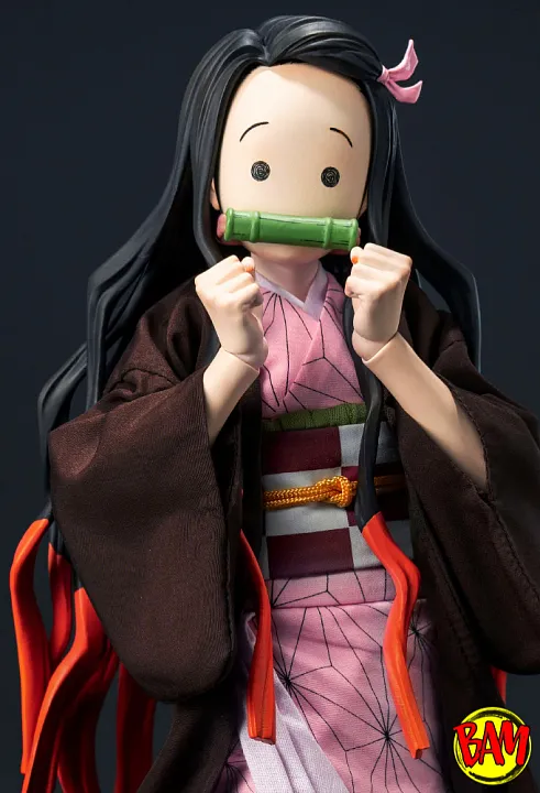 threezero: FigZero Nezuko Kamado 1/6 Scale Actionfigur (Demon Slayer | Kimetsu no Yaiba)