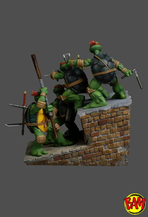 Iron Studios: Art Scale 1/10 Teenage Mutant Ninja Turtles Statue (TMNT)