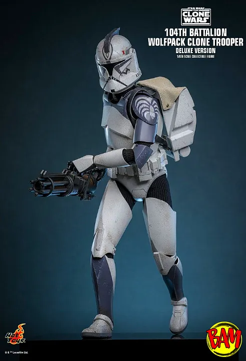 Hot Toys 104th Battailon Wolfpack Clone Trooper Star Wars TMS143 Deluxe Version