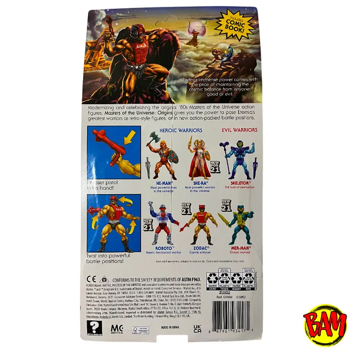 Zodac Actionfigure Masters of the Universe Origins