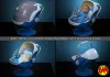 Hot Toys: MMS824 Invisible Woman & H.E.R.B.I.E 1/6 Scale Action Figure (Fantastic Four)