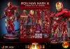 Hot Toys: MMS825D72 Iron Man Mark III 1/6 Scale Action Figure (Iron Man)