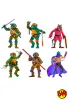Playmates Toys: Teenage Mutant Ninja Turtles 1988 Remastered Actionfiguren (6er Pack)