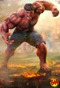 Iron Studios: Art Scale 1/10 Red Hulk Statue (Captain America | Brave New World)