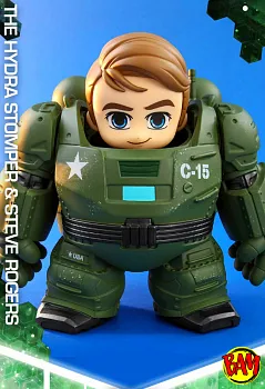 Hot Toys: Cosbaby Hydra Stomper & Steve Rogers Minifigur (What If...?)