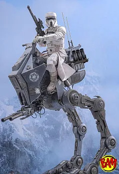 Hot Toys: MMS853 Imperial Remnant AT-RT Driver & AT-RT 1/6 Scale Actionfiguren Set (Star Wars | The Mandalorian & Grogu)