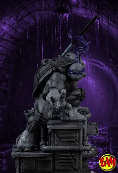 Iron Studios: Art Scale 1/10 Donatello Black und White Statue (TMNT)