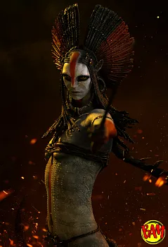 Iron Studios: Art Scale 1/10 Varang Statue (Avatar | Fire and Ash)