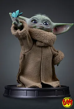 Iron Studios: Grogu Butterfly Wonder Statue (Star Wars | The Mandalorian and Grogu)