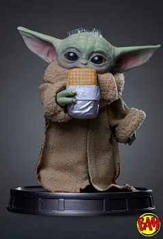 Iron Studios: Grogu Food Cart Snack Statue (Star Wars | The Mandalorian and Grogu)