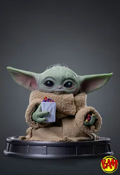Iron Studios: Grogu Popcorn Time Statue (Star Wars | The Mandalorian and Grogu)