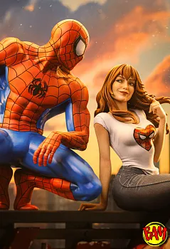 Iron Studios: Spider-Man & MJ – 1/6 Statue (Spiderman)