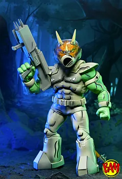 NECA: TMNT Shock Commando Triceraton Actionfigur (Mirage Comics)