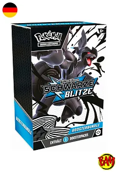 Pokémon TCG: Schwarze Blitze Booster Bundle (Karmesin & Purpur KP10.5)