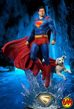 Prime 1 Studio: Real Elite Masterline Superman & Krypto Statue Bonus Version (Superman 2025)