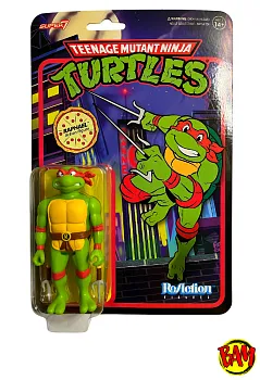 Super7: ReAction TMNT Raphael Actionfigur (Toon)